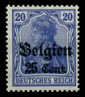 BES 1WK LP BELGIEN Nr 18a postfrisch 77D0A2