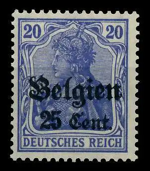 BES 1WK LP BELGIEN Nr 18a postfrisch 77D0AE