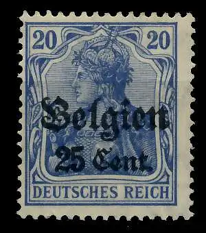 BES 1WK LP BELGIEN Nr 18b postfrisch 77D0B2