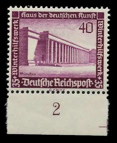 3. REICH 1936 Nr 642 postfrisch URA 77D2A2