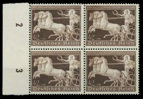 3. REICH 1940 Nr 747 postfrisch VIERERBLOCK 77D5CA