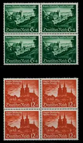 3. REICH 1940 Nr 748-749 postfrisch VIERERBLOCK 77D6AE