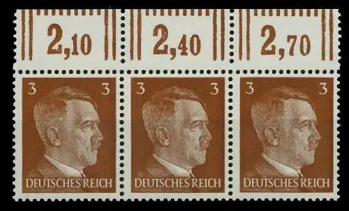 3. REICH 1941 Nr 782 postfrisch 3ER STR ORA 780072
