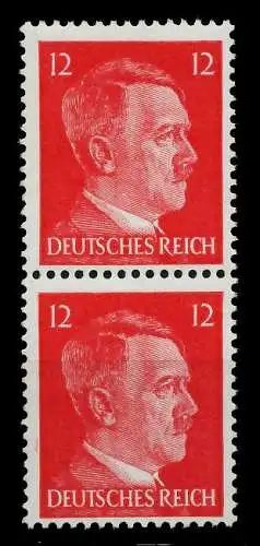 3. REICH 1942 Nr 827 postfrisch SENKR PAAR 78022E