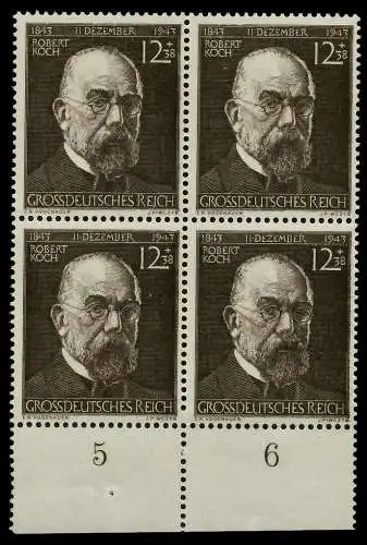 3. REICH 1944 Nr 864 postfrisch VIERERBLOCK 78034E