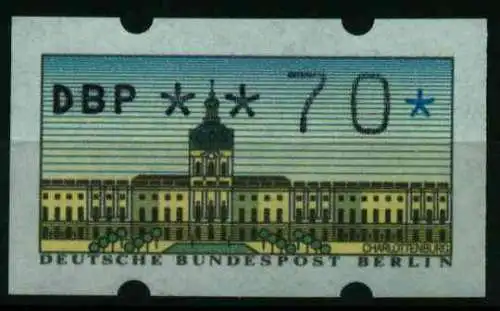 BERLIN ATM 1987 Nr 1-070R postfrisch S384AEE