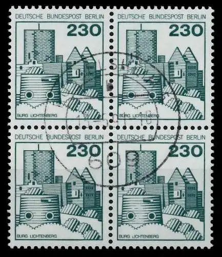 BERLIN DS BURGEN u. SCHLÖSSER Nr 590 zentrisch gestempelt VI 7806CE