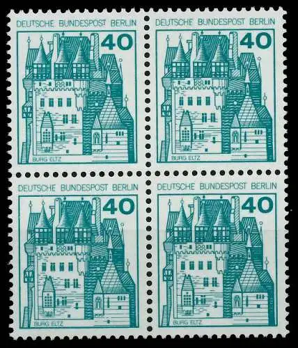BERLIN DS BURGEN u. SCHLÖSSER Nr 535 postfrisch VIERERB S390C1A