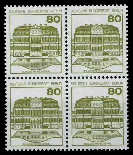 BERLIN DS BURGEN U. SCHLÖSSER Nr 674A postfrisch VIERER 782F4A