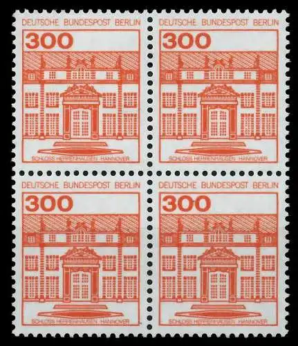 BERLIN DS BURGEN u. SCHLÖSSER Nr 677 postfrisch VIERERB 782F52