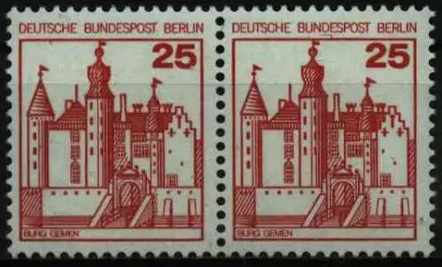 BERLIN DS BURGEN u. SCHLÖSSER Nr 587 postfrisch WAAGR P S390C62