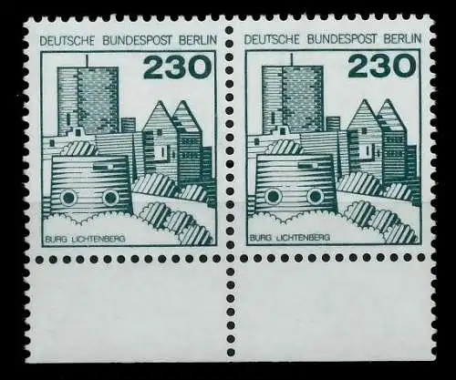 BERLIN DS BURGEN u. SCHLÖSSER Nr 590 postfrisch WAAGR P 782F96