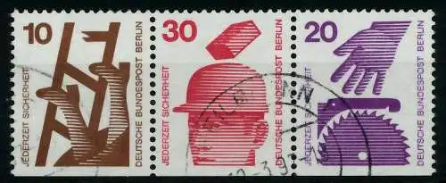 BERLIN ZUSAMMENDRUCK Nr W58 gestempelt 3ER STR 78473E