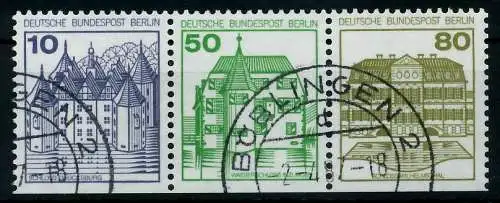 BERLIN ZUSAMMENDRUCK Nr W80 gestempelt 3ER STR 784792