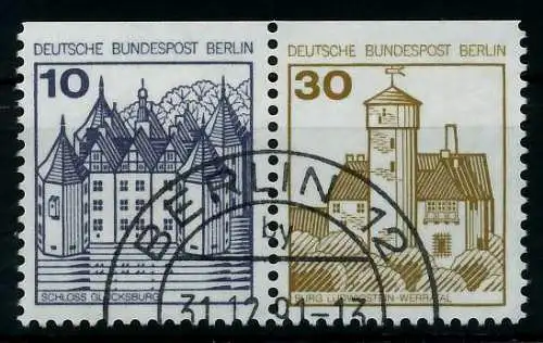 BERLIN ZUSAMMENDRUCK Nr W67 gestempelt WAAGR PAAR 7847D2