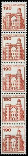 BRD DS BURGEN U. SCHLÖSSER Nr 919R postfrisch 5ER STR 784876