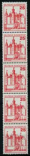 BRD DS BURGEN u. SCHLÖSSER Nr 996R postfrisch 5ER STR 7848DE