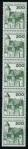 BRD DS BURGEN U. SCHLÖSSER Nr 920R postfrisch 5ER STR 7848F6