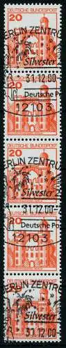 BRD DS BURGEN u. SCHLÖSSER Nr 995R gestempelt 5ER STR 7848FE