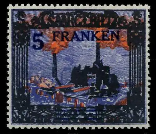 SAARGEBIET LANDS.BILD Nr 83A postfrisch 78ADC6