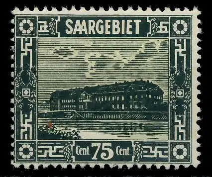 SAARGEBIET LANDS.BILD Nr 101 ungebraucht 78B176