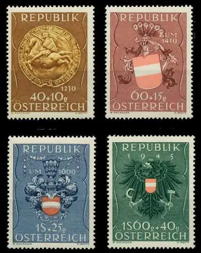 ÖSTERREICH 1949 Nr 937-940 postfrisch 78DB46