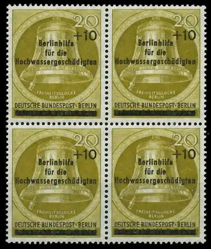 BERLIN 1956 Nr 155 postfrisch VIERERBLOCK 79022A