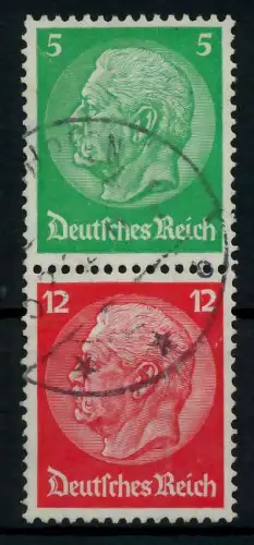 D-REICH ZUSAMMENDRUCK Nr S106 gestempelt SENKR PAAR 79033E