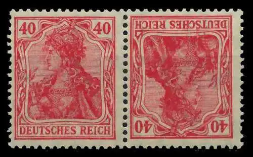 D-REICH ZUSAMMENDRUCK Nr K3 postfrisch WAAGR PAAR 79265A