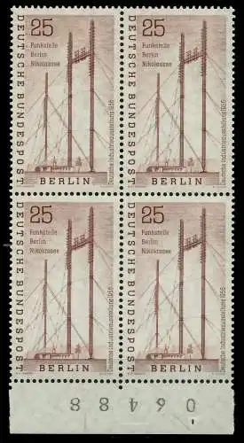 BERLIN 1956 Nr 157 postfrisch VIERERBLOCK 792C76