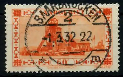 SAARGEBIET 1930 Nr 143 zentrisch gestempelt 794DA6