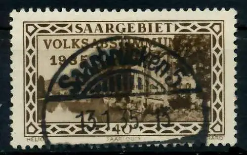 SAARGEBIET 1934 Nr 184 gestempelt 794F6A