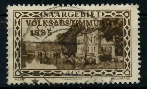 SAARGEBIET 1934 Nr 184 gestempelt 794F86