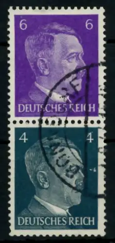 D-REICH ZUSAMMENDRUCK Nr S292 gestempelt SENKR PAAR 79508A