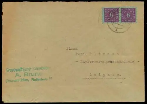 SBZ MECKLBRG VORP. Nr 10x BRIEF MEF 7953EE