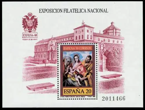 SPANIEN Block 34 postfrisch S3CBE4A