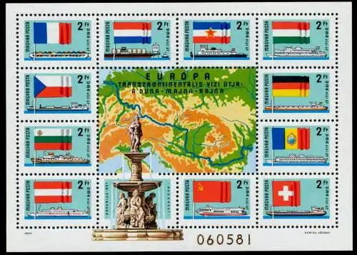 UNGARN Block 128A postfrisch S0136E2