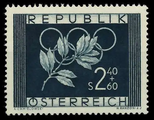 ÖSTERREICH 1952 Nr 969 postfrisch 797B52