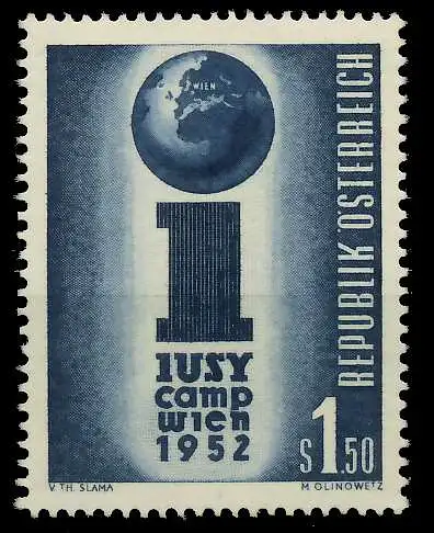 ÖSTERREICH 1952 Nr 974 postfrisch 797B56