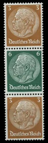 D-REICH ZUSAMMENDRUCK Nr S152 ungebraucht 3ER STR 799552