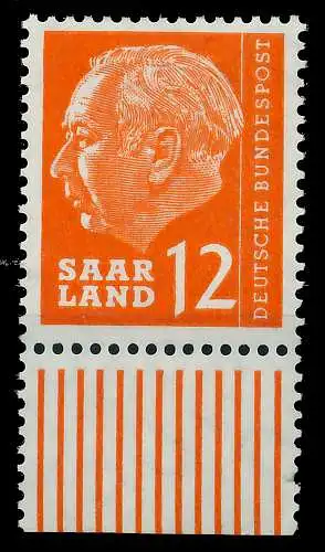 SAAR OPD 1957 Nr 387 postfrisch URA 799AAA
