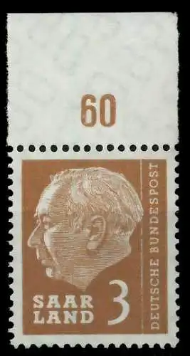 SAAR OPD 1957 Nr 382 postfrisch ORA 799ADE