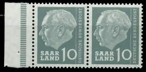 SAAR OPD 1957 Nr 386 postfrisch WAAGR PAAR SRA 799B56