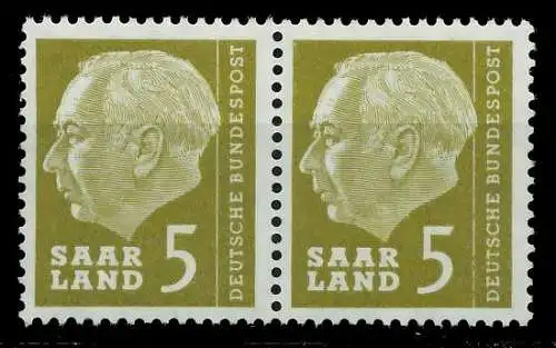 SAAR OPD 1957 Nr 384 postfrisch WAAGR PAAR 799B5E