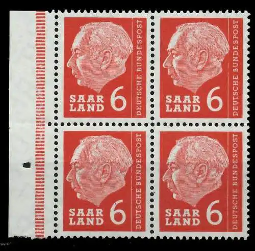 SAAR OPD 1957 Nr 385 postfrisch VIERERBLOCK SRA 799BA6