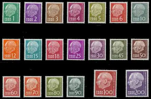 SAAR OPD 1957 Nr 380-399 postfrisch 799BCA