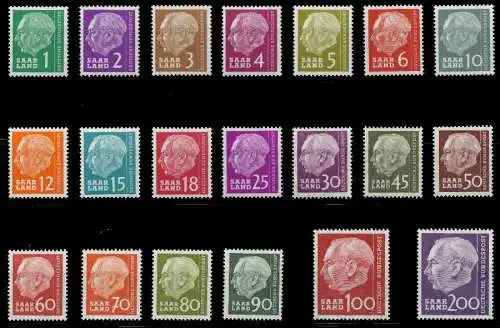 SAAR OPD 1957 Nr 380-399 postfrisch 799BD2