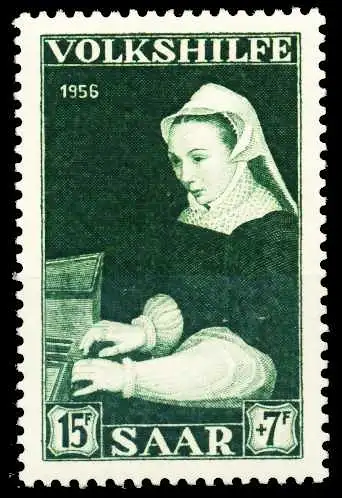 SAARLAND 1956 Nr 378 postfrisch S3E6AA6