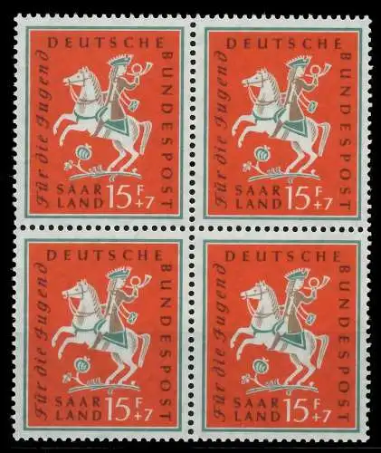 SAAR OPD 1958 Nr 434 postfrisch VIERERBLOCK 79C816