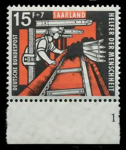 SAAR OPD 1957 Nr 406 postfrisch FORM1 79C89E
